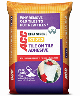 ACC Xtra Strong Tile On Tile Adhesive